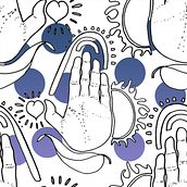 Fabric design Palm Dreaming. Un progetto di Design e creazione di mobili di Bec Trimmer - 09.06.2020