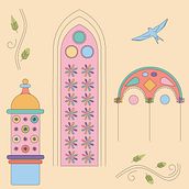 ilustração vetorial com estilo: Portugal encantador. Un progetto di Illustrazione vettoriale di Bárbara Guimarães - 09.07.2020