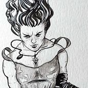 My project in Female Character Design for Comics course. Un progetto di Fumetto di Diego Del Giudice - 09.07.2020