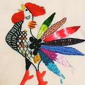 Mi Proyecto del curso: Técnicas de bordado: ilustrando con hilo y aguja. Un proyecto de Bordado de Beatriz Paz - 10.07.2020