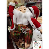 Muñeco navideño papá noel enguayabado . Un proyecto de Artesanía, Costura y Creatividad de clarartetaller - 10.07.2020