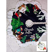 Pie de árbol navideño . Un proyecto de Artesanía y Costura de clarartetaller - 10.07.2020