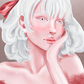 Marshmallow - Commission. Digital Drawing, Digital Illustration, Drawing, and Portrait Drawing project by Marise Guignard Fournier - 07.01.2020