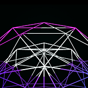 Abstract wireframe animation. 3D Animation, 3D Modeling, Animation, Art Direction, and Motion Graphics project by Mayank Kapoor - 07.10.2020