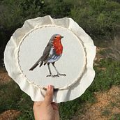 Mi Proyecto del curso: Pintar con hilo: técnicas de ilustración textil.  project by Denise Lopez Aleman - 07.28.2020