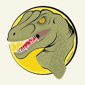 Dino Attack!. Design de personagens, Ilustração digital e Ilustração vetorial projeto de federico capón - 11.07.2020
