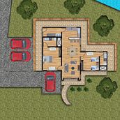 Mi Proyecto del curso: Representación gráfica de proyectos arquitectónicos . Arsitektur, Dan pemodelan 3D proyek oleh Lizzie Ramirez - 07.11.2020