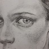 Mi Proyecto del curso: Retrato realista con lápiz de grafito.. Fine Arts project by Julieta Mora - 07.11.2020