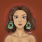 Mi Proyecto del curso: Retrato de personajes femeninos con Procreate . % Hannya Jimenez tarafından hazırlanan 2D Animas, Ve on projesi - 07.11.2020