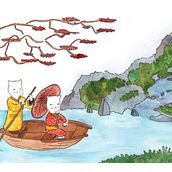 Watercolor with Japanese Influence course from Flor Kaneshiro. Watercolor Painting project by Steve Steve - 07.12.2020