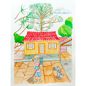 Meu projeto do curso: Ilustração em aquarela com influência japonesa. Traditional illustration, Watercolor Painting, and Fine Arts project by João Pedro Gaelzer - 07.12.2020