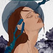Mi Proyecto del curso: Técnicas de ilustración con acuarela digital. Traditional illustration, Digital Illustration, and Watercolor Painting project by alannaef - 08.16.2020