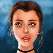 Mi Proyecto del curso: Retrato de personajes femeninos con Procreate. Traditional illustration project by Ed Wundram - 07.12.2020