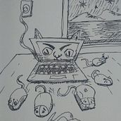 Meu projeto do curso: A arte de desenhar: transforme seus rabiscos em arte. Traditional illustration project by marqueiroz - 07.13.2020