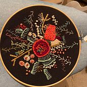 Mi Proyecto del curso: Técnicas avanzadas de bordado: puntadas y composiciones con volumen. Embroider project by Catalina Escobar mejia - 07.12.2020