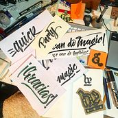 Inicios en Lettering. Lettering project by Enrique Ross - 07.12.2020