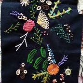 Mi Proyecto del curso: Técnicas avanzadas de bordado: puntadas y composiciones con volumen. Embroider project by cinzocis - 07.12.2020