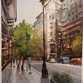 Mi Proyecto del curso: Paisajes urbanos en acuarela . % Mariela Lawry tarafından hazırlanan Güzel sanatlar, Tablo, Yaratıcılık, Çizim, Suluboya Resim, Yağlıboya Resim, Ve Çocuklarla Yaratmak projesi - 07.12.2020