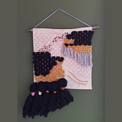 Meu projeto do curso: Criação de tapeçarias bordadas. Un projet de Broderie , et Art textile de Lais Sanches - 07.03.2021