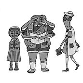 Exploradores extraterrestres. Un proyecto de Diseño de personajes e Ilustración digital de soymanuchacha - 12.07.2020