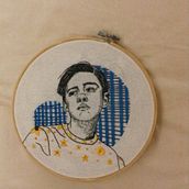 Mi Proyecto del curso: Creación de retratos bordados Ein Projekt aus dem Bereich Stickerei von Paulina Saravia Ocaña - 23.07.2020