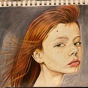 Mi Proyecto del curso:  Retrato realista con lápices de colores Ein Projekt aus dem Bereich Porträtzeichnung von Andy Rosales - 13.07.2020