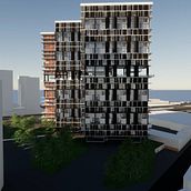 Projeto de habitação social em áreas centrais. Een project van Architectuur van Isabella Pardinho - 10.07.2020