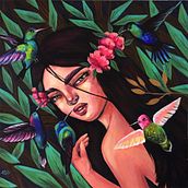 Elementos. Un projet de Illustration traditionnelle, Peinture, Peinture acr , et lique de Fefa Cox - 14.07.2020