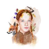 Projeto Paola Sansão: Retrato ilustrado em aquarela - Anne with an E. Traditional illustration, Fine Arts, Painting, Drawing, Watercolor Painting, Portrait Drawing, and Artistic Drawing project by Paola Sansão - 07.14.2020
