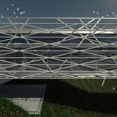 Birds Place, Santuario ornitologico . Un progetto di 3D, Architettura digitale e Modellazione 3D di Sebastían Haddad Alfsen - 14.07.2020