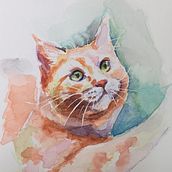 My project in Experimental Watercolor Techniques for Beginners course. Un progetto di Pittura ad acquerello di bbasia - 14.07.2020