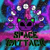 Space Cattack. Game Development, Game Design, and Video Games project by Abril Aleuy - 12.04.2018