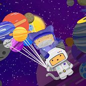 Space Cats. App Design, Information Design, Character Design, and Game Design project by Abril Aleuy - 10.16.2019