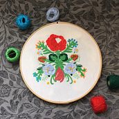 El proyecto de mi mamá: Técnica de bordado con paso atrás. Un projet de Broderie de laws - 28.07.2020