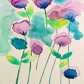Mi Proyecto del curso: Técnicas modernas de acuarela. Watercolor Painting project by Red Rosemary - 07.15.2020