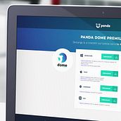 Panda Antivirus: Páginas de Producto Dome. Art Direction, Design, Graphic Design, Web Design, Marketing, and Advertising project by Álex G. Mingorance - 02.15.2019