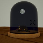Meu projeto do curso: Criação de mundos 3D em miniatura com Procreate e Cinema 4D. Un proyecto de 3D de dudubartelle - 13.10.2020