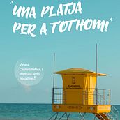 Castelldefels Platja - PUBLICITY . Poster Design, Editorial Design, and Graphic Design project by Facundo Manocchio Saavedra - 07.16.2020