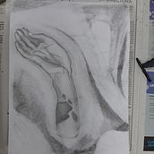 Comienzo de anatomía. Un projet de Dessin anatomique de isabelariaspe - 18.02.2020