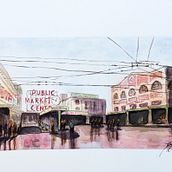 My project in Urban Landscapes in Watercolor course - Take 2. Projekt z dziedziny Malowanie akwarelą użytkownika Esther Franco-Gray - 16.07.2020