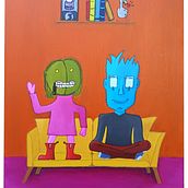 The Kids. Acr, and lic Painting project by david_bester - 07.01.2020