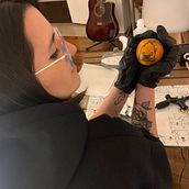 Mi Proyecto del curso: Tatuaje para principiantes. Een project van Stripboek van Flor Terrada - 18.07.2020