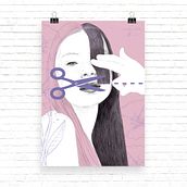 ¿Cambio y corto o corto y cambio? | ilustración. Decoration, Drawing, Pencil Drawing, Artistic Drawing, Portrait Drawing, Digital Drawing, Realistic Drawing, Design, Traditional illustration, and Digital Illustration project by Vanessa Estefa - 05.07.2020