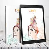 Ilustración de cubiertas y maquetación del libro: Raíces. Drawing, Digital Drawing, Graphic Design, Traditional illustration, and Digital Illustration project by Vanessa Estefa - 05.16.2020