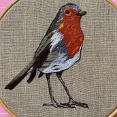 Pajarito. Embroider project by Ariadna Ramírez Trives - 07.17.2020
