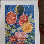 Mi Proyecto del curso: Creación de paletas de color con acuarela. Botanical Illustration, and Watercolor Painting project by Carla Pradells - 07.17.2020