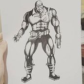 Mi Proyecto del curso: Ilustración para cómics: anatomía de un superhéroe. Comic, Drawing, and Figure Drawing project by Manuel Alamo Ramírez - 07.17.2020