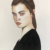My project in Watercolor Portrait from a Photo course. Watercolor Painting project by Alessandra Kemper - 07.18.2020
