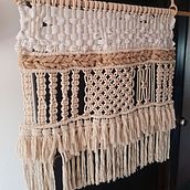 Mi Proyecto del curso: Introducción al macramé: creación de un tapiz decorativo. Arts, and Crafts project by Caroline Sanches - 07.18.2020