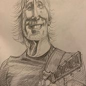 Mi proyecto de curso: Jimmy Hendrix y Amy WInhause grafito. Un progetto di Disegno di Hector Fuentes - 24.07.2020